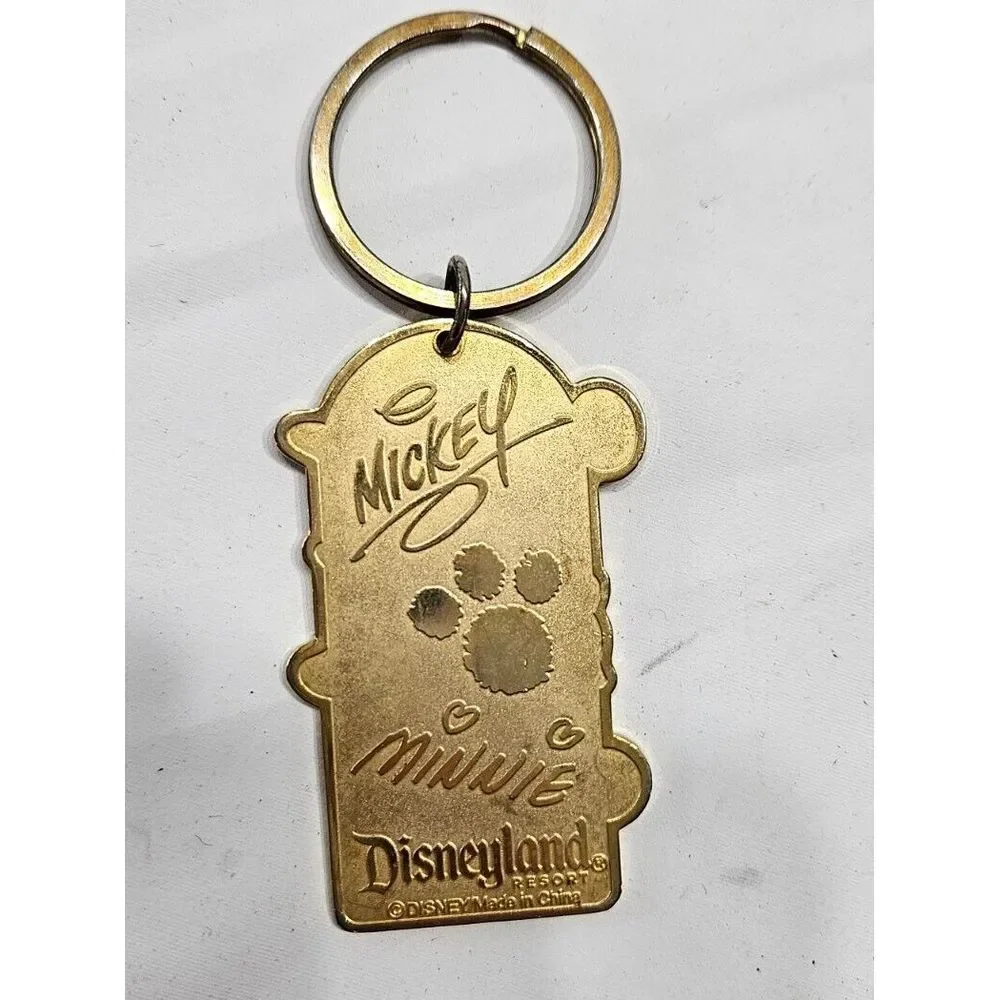 Disneyland Resort Personalized  (Sandra) Mickey Minnie Pluto Key‎ Chain